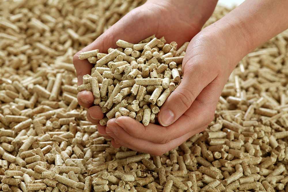 carbon neutral wood pellets used in ford wetley cottage