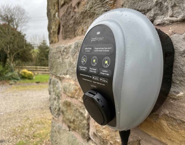 electric car charging in ford wetley cottage in peak district
